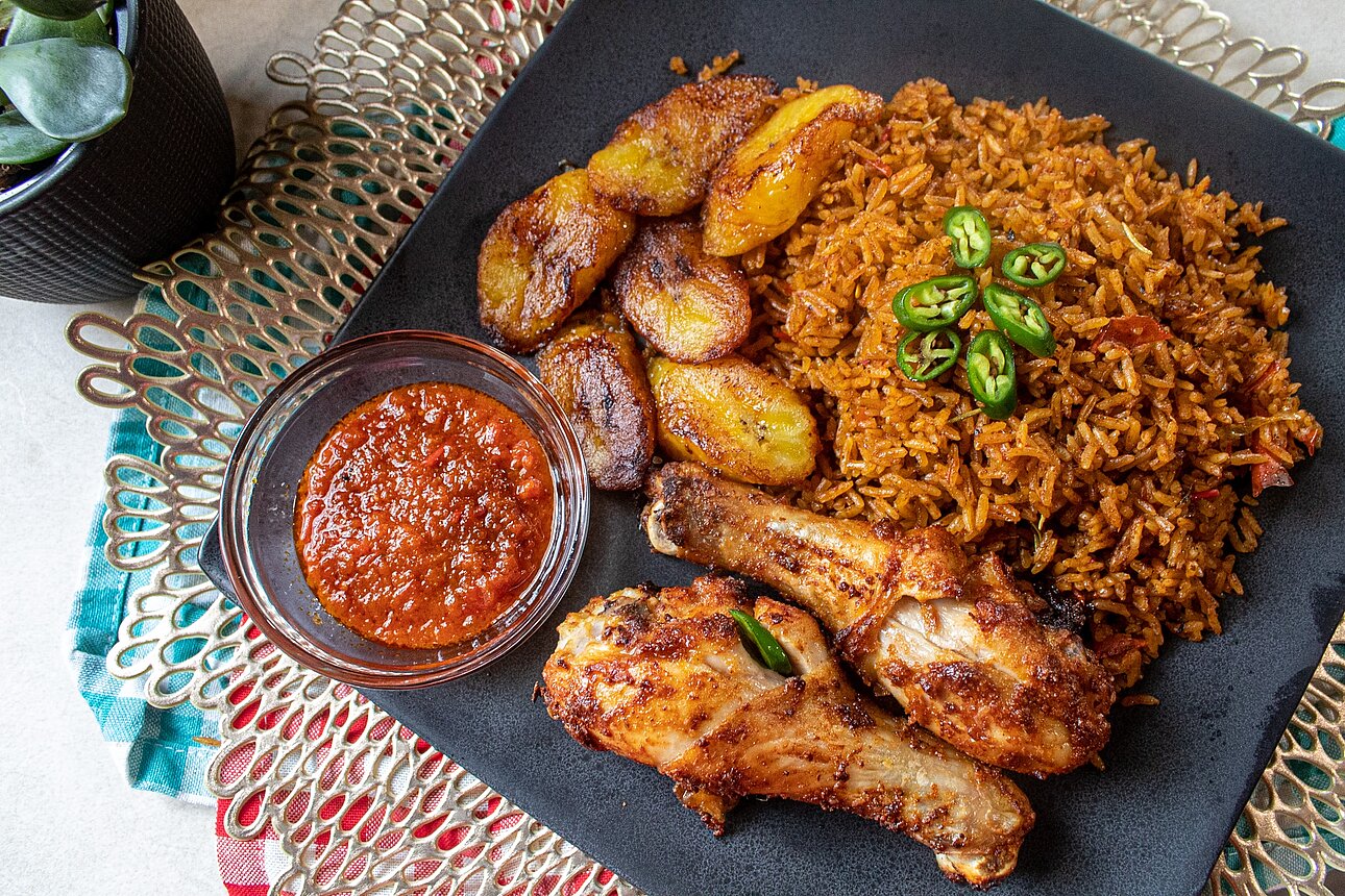 Jollof au poulet